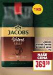 JACOBS VELVET CREMA ZRNKOVÁ KÁVA
