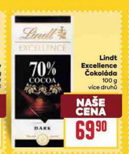 LINDT EXCELLENCE ČOKOLÁDA