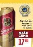 PIVO GAMBRINUS PATRON 12