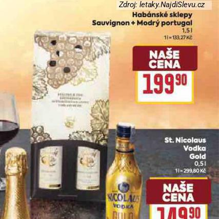 HABÁNSKÉS KLEPY SAUVIGNON + MODRÝ PORTUGAL