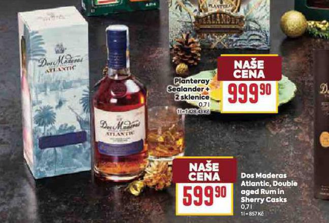 DOS MADERAS ATLANTIC, DOUBLE AGED RUM IN SHERRY CASKS