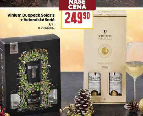 VINIUM DUOPACK SOLARIS + RULANDSKÉ ŠEDÉ
