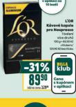 L´OR KÁVOVÉ KAPSLE PRO NESPRESSO