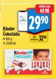 KINDER ČOKOLÁDA