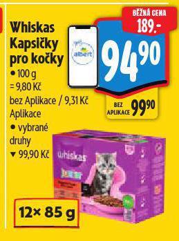 WHISKAS KAPSIČKY PRO KOČKY