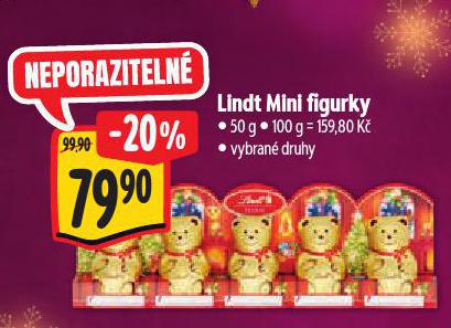 LINDT MINI FIGURKY