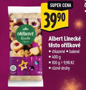 LINECKÉ TĚSTO OŘÍŠKOVÉ