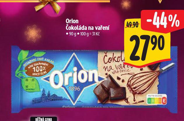 ORION ČOKOLÁDA NA VAŘENÍ