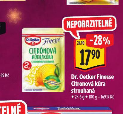 DR. OETKER FINESSE CITRONOV KRA STROUHAN