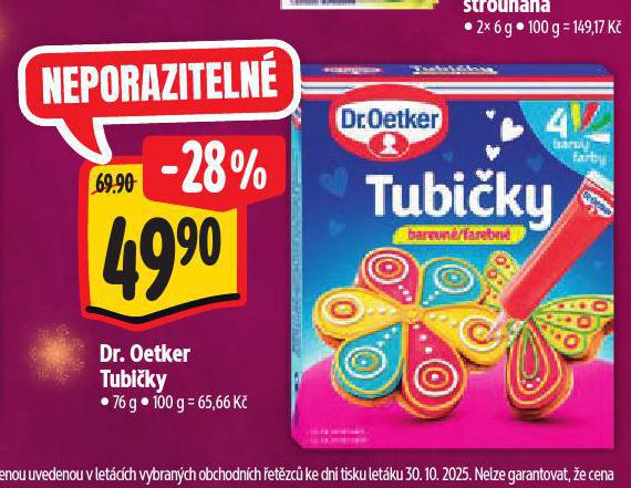 DR. OETKER TUBIČKY