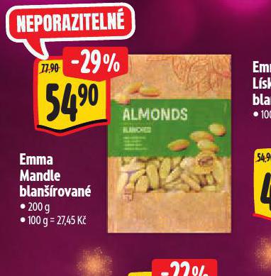 EMMA MANDLE BLANŠÍROVANÉ