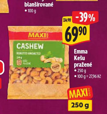 EMMA KEŠU PRAŽENÉ