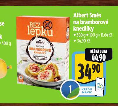 SMĚS NA BRAMBOROVÉ KNEDLÍKY