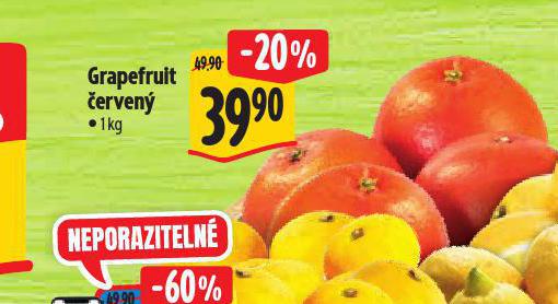 GRAPEFRUIT ČERVENÝ