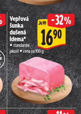 VEPŘOVÁ ŠUNKA DUŠENÁ IDEMA