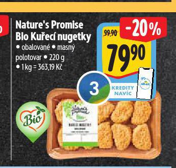 BIO KUŘECÍ NUGETKY