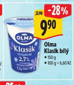 OLMA KLASIK BÍLÝ