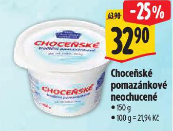 CHOCEŇSKÉ TRADIČNÍ POMAZÁNKOVÉ