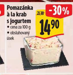 POMAZÁNKA Á LA KRAB S JOGURTEM