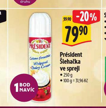 PRÉSIDENT ŠLEHAČKA VE SPREJI