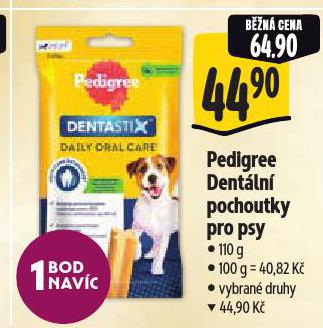 PEDIGREE DENTLN POCHOUTKY PRO PSY