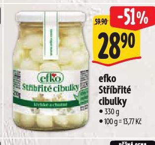 EFKO STŘÍBŘITÉ CIBULKY