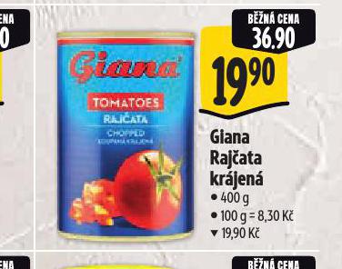 GIANA RAJČATA KRÁJENÁ