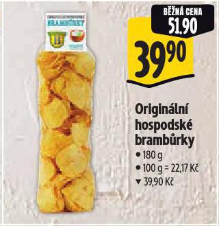 ORIGINÁLNÍ HOSPODSKÉ BRAMBŮRKY