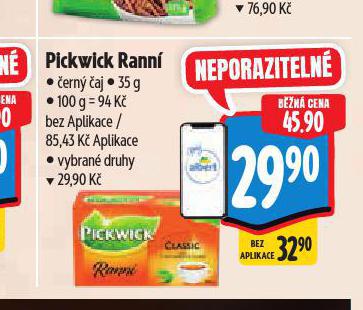 PICKWICK RANNÍ ČAJ