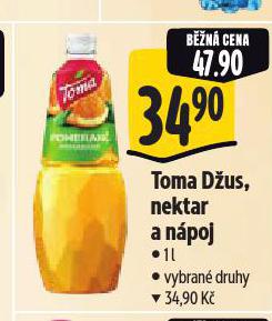 TOMA DŽUS, NEKTAR A NÁPOJ