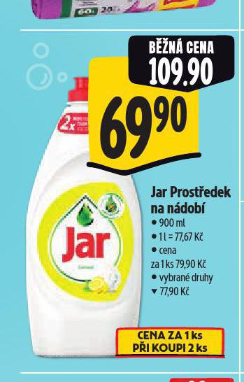 JAR PROSTŘEDEK NA MYTÍ NÁDOBÍ