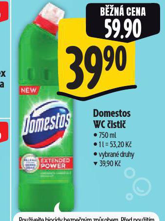 DOMESTOS WC ČISTIČ