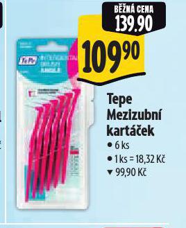 TEPE MEZIZUBNÍ KARTÁČKY