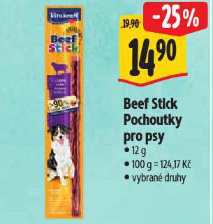 BEEF STICK POCHOUTKY PRO PSY