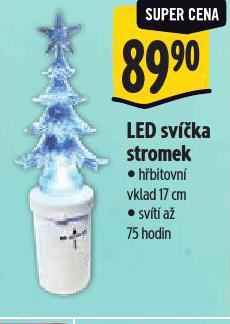 LED SVÍČKA STROMEČEK