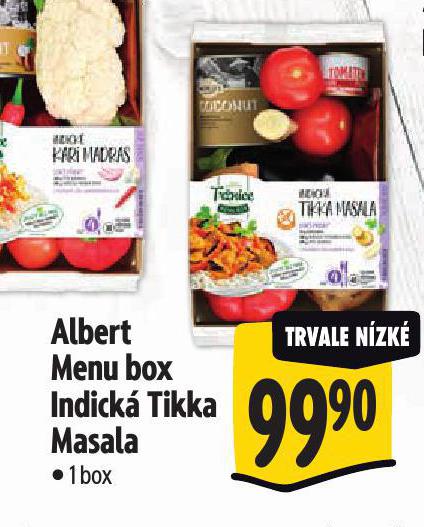 MENU BOX INDICKÁ TIKKA MASALA
