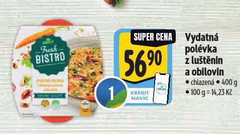 VYDATNÁ POLÉVKA Z LUŠTĚNIN A OBILOVIN