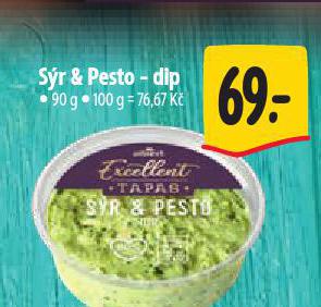 SÝR & PESTO DIP