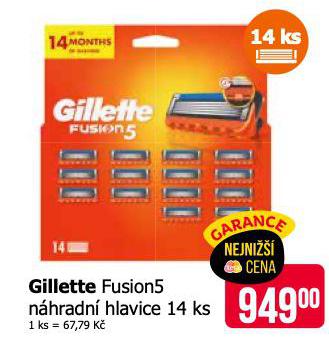 GILLETTE FUSION 5 NHRADN HLAVICE