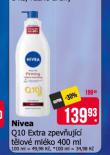 NIVEA Q10 TĚLOVÉ MLÉKO