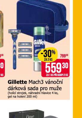 GILLETTE MACH3 VNON DRKOV SADA PRO MUE