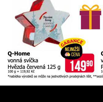 Q HOME VONN SVKA HVZDA ERVEN