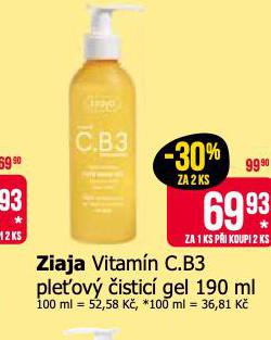 ZIAJA VITAMIN C.B3 PLEOV ISTC GEL