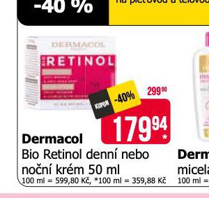 DERMACOL BIO RETINOL KRÉM