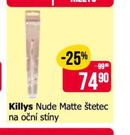 KILLYS NUDE MATTE TTEC NA ON STNY