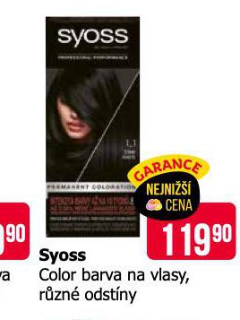 SYOSS COLOR BARVA NA VLASY