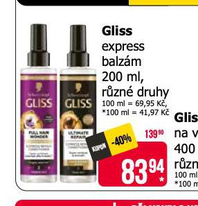 GLISS EXPRESS BALZM
