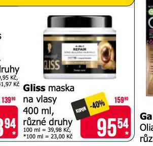 GLISS MASKA NA VLASY