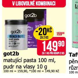 GOT2B MATUJC PASTA  NA VLASY