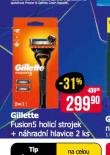GILLETTE FUSION 5 STROJEK + NHRADN HLAVICE